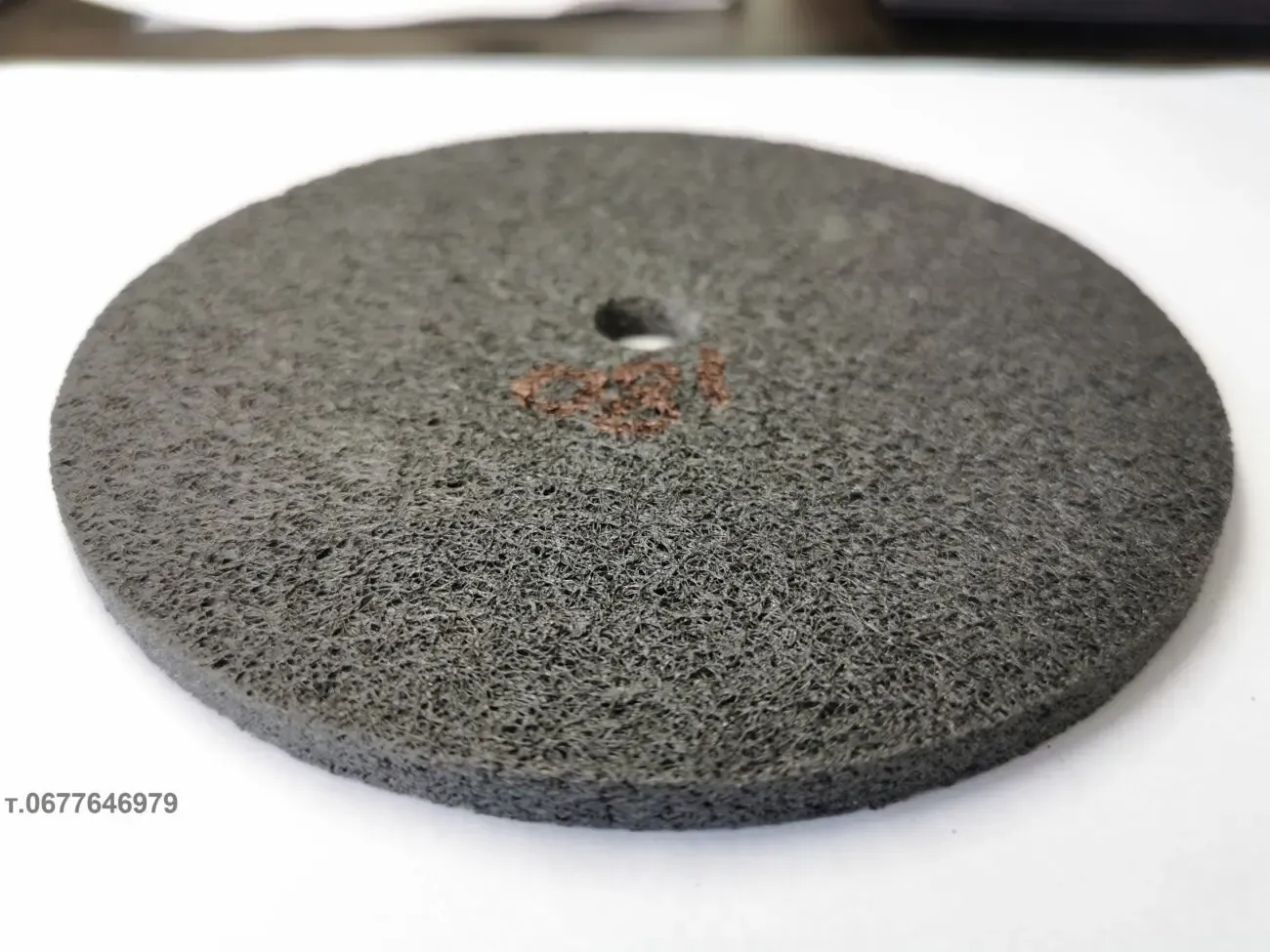 Круг скотчбрайт прессованный MFW 600 125х6х14 на болгарку 7