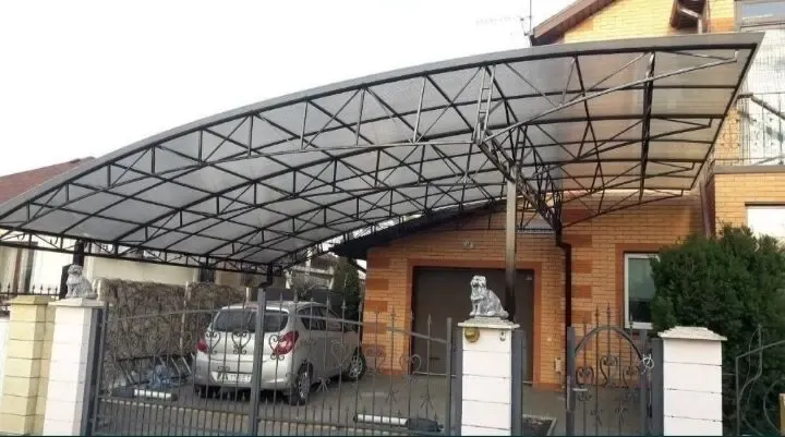 Изготовление навесов под поликарбонат! 4