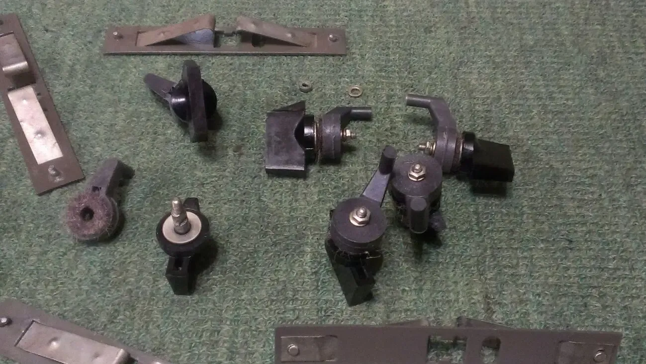 Ручки-переключатели поворотного типа для силовых ящиков СССР