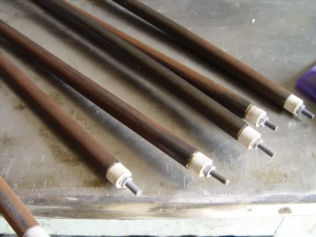 ТЭНы 220В 1кВт воздушные U-образные 12шт 2