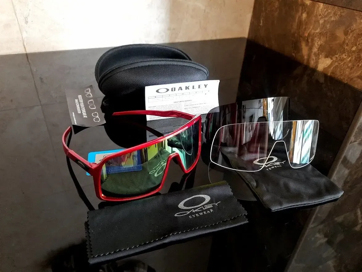 Очки  велосипедные Oakley Sutro Prizm 4 линзы, для вело, бега 5