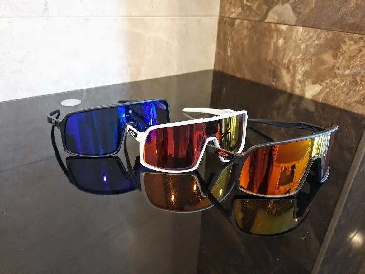 Очки  велосипедные Oakley Sutro Prizm 4 линзы, для вело, бега 9