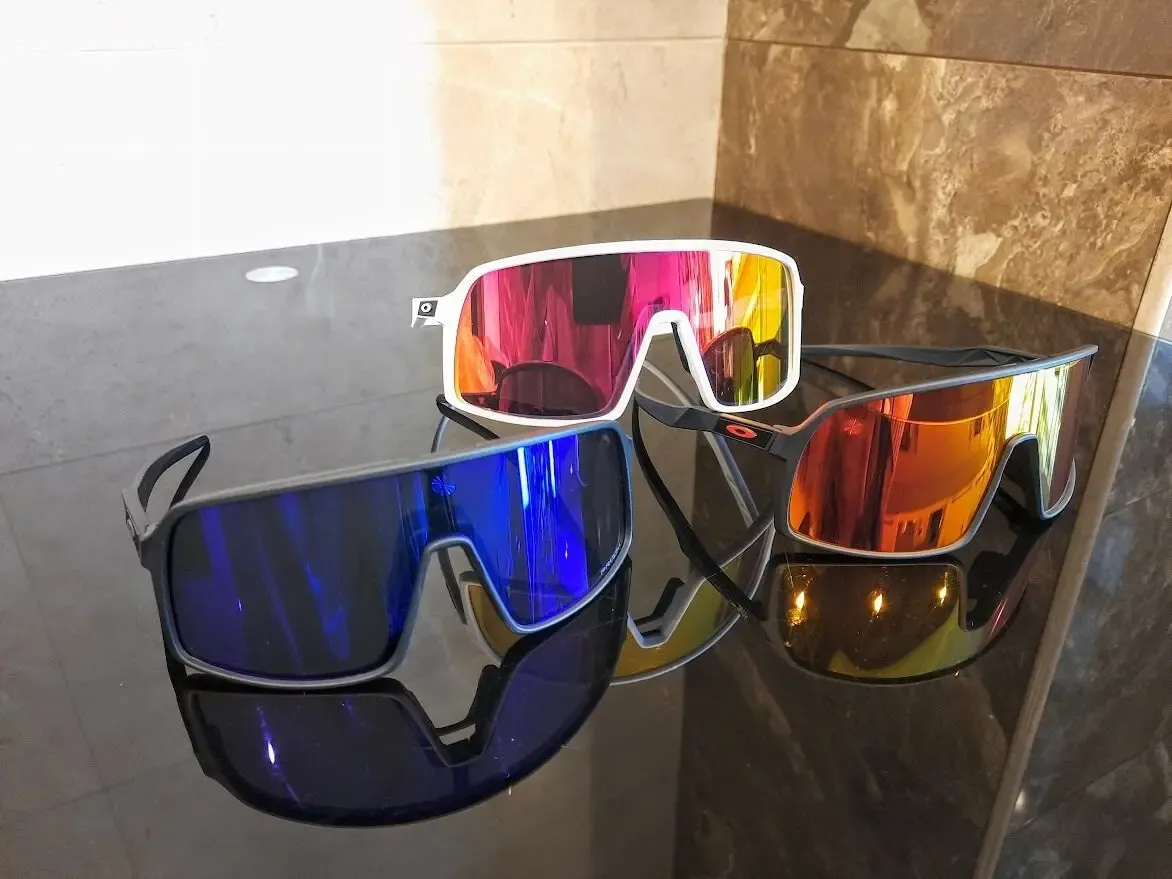 Очки  велосипедные Oakley Sutro Prizm 4 линзы, для вело, бега 7