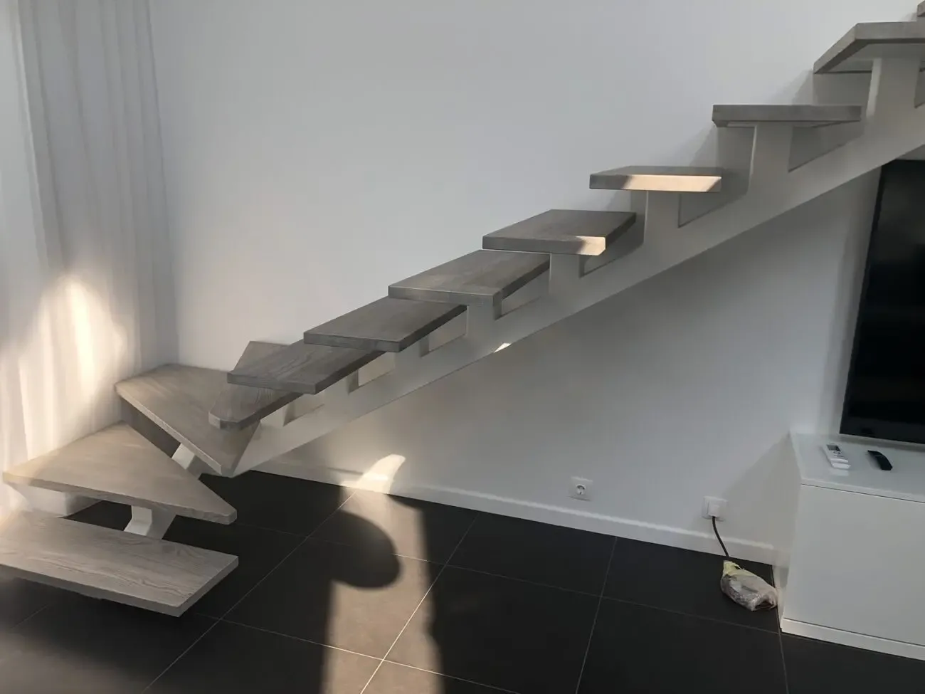 Лестница в дом на центральном косоуре 2