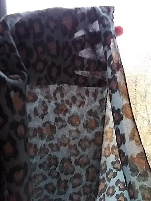 Косынка платок оригинальный принт  большая легкая тонкая  батист 6