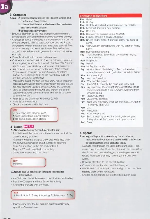 Full Blast! 3 Teacher's Book гдз ответы (PDF формат) 9