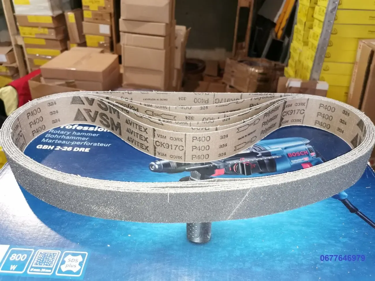 Шлифовальная лента VSM CK917C агломерат карбида кремния с пробкой (ком