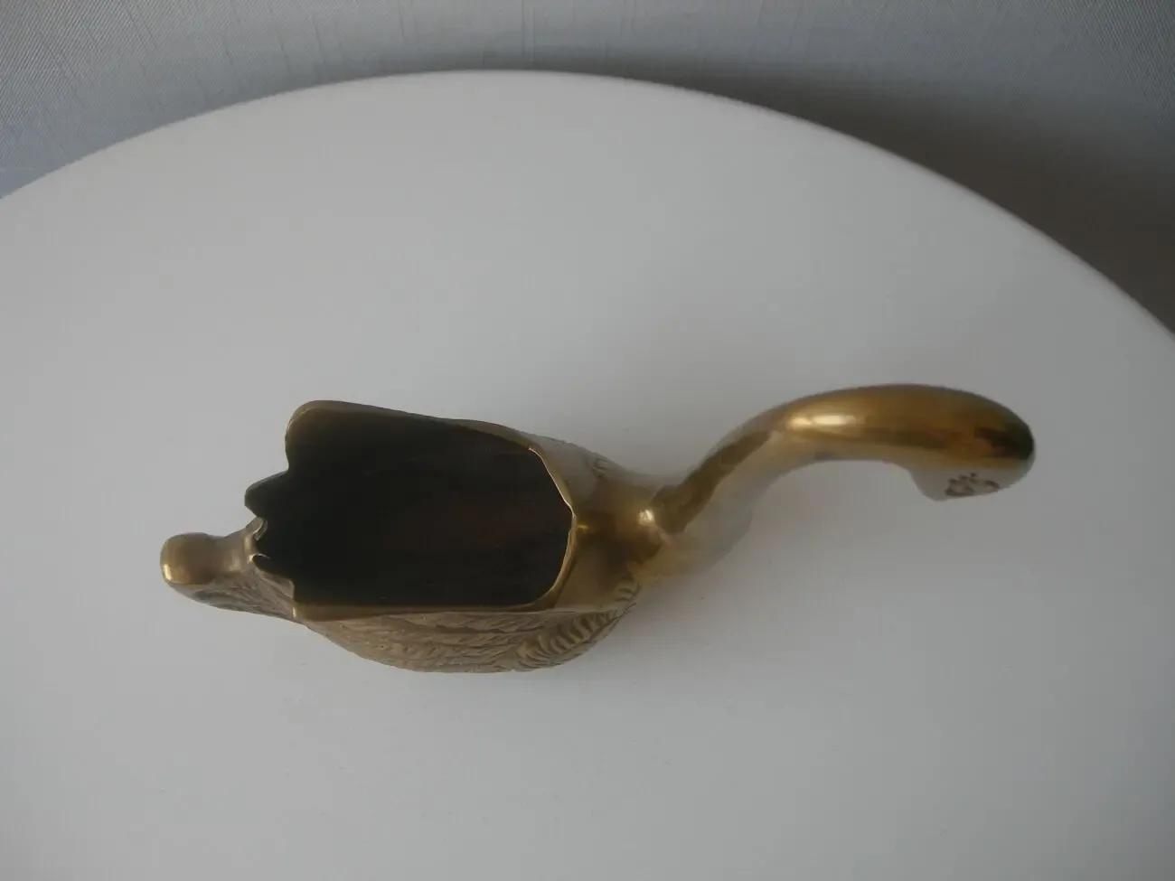 Ваза, cалфетница, Лебедь, бронза, Германия 3