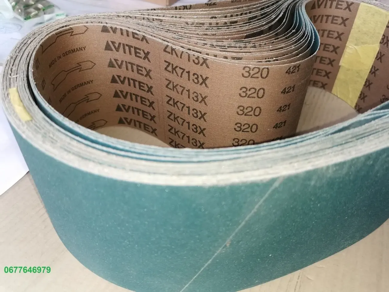 Шлифовальная лента VSM ZK713X циркониевая для гриндеров всех размеров 6