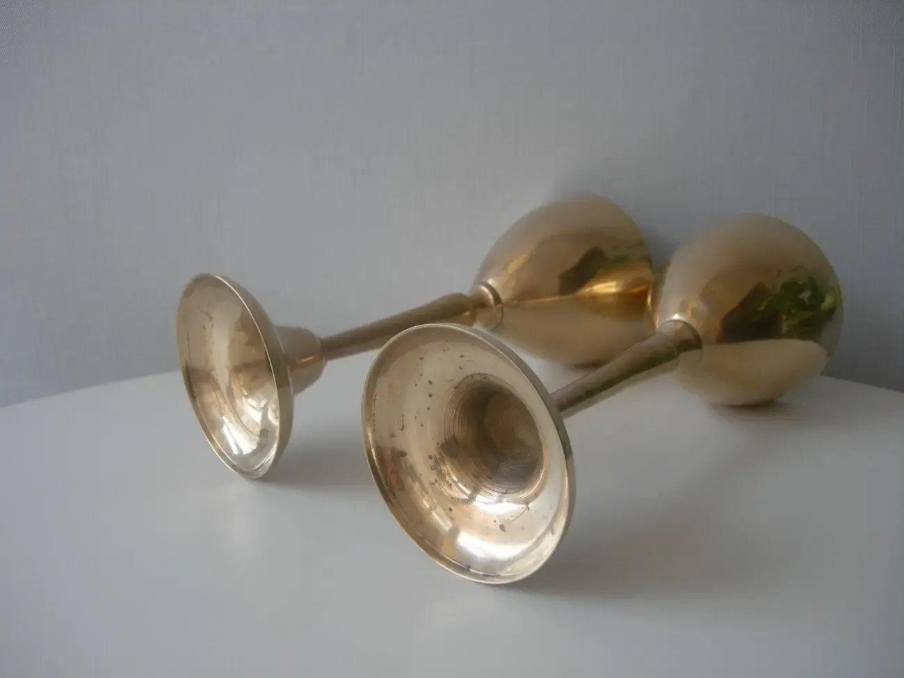 Бокалы, бронза, Англия, большие, пара 5