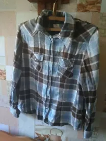 Рубашка теплая для девочки