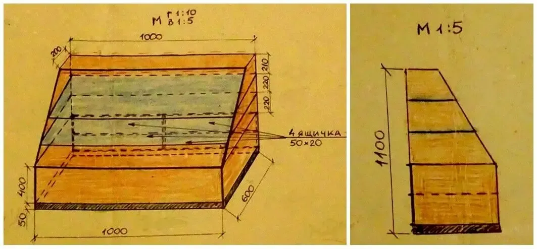 Разборная витрина прилавок (ЛДСП). 5