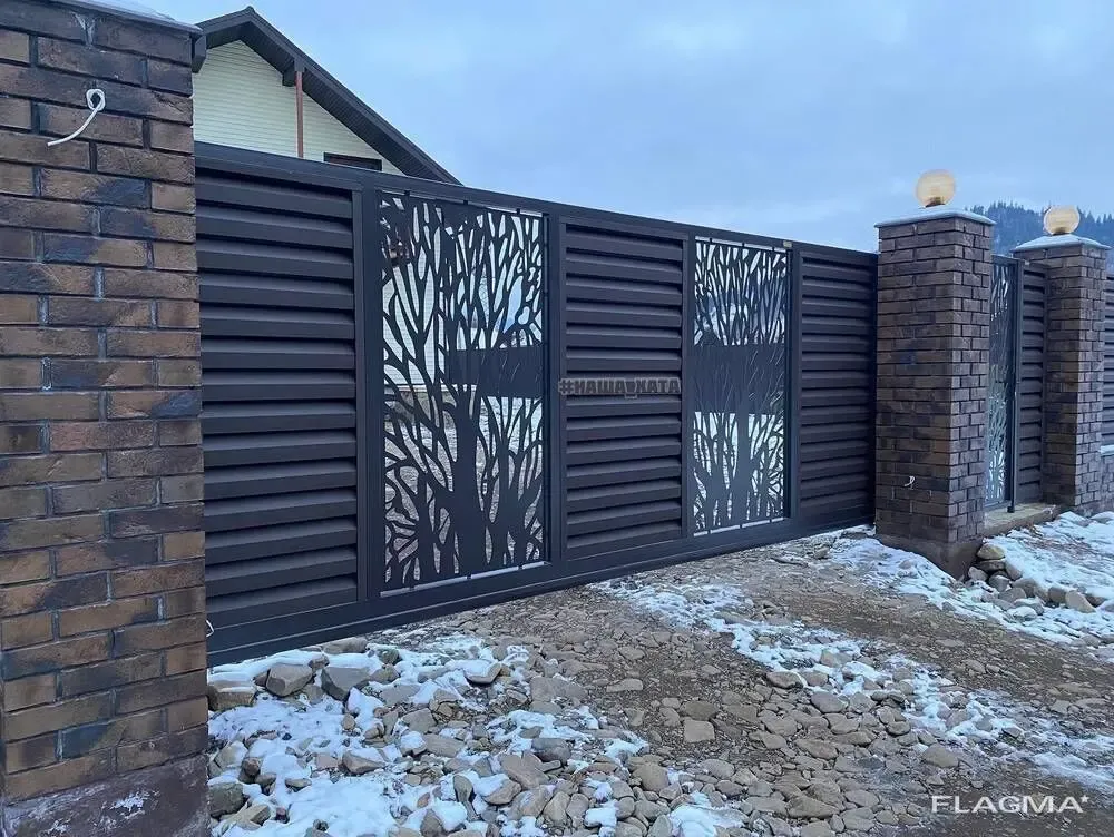 Паркан жалюзі Львів. Виробник паркану Жалюзі. 3