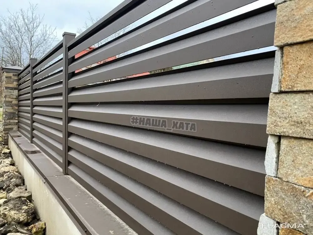 Паркан жалюзі Львів. Виробник паркану Жалюзі. 4
