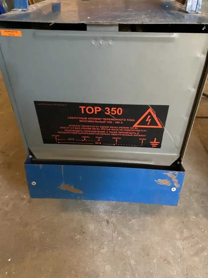Сварочный аппарат (трансформатор) ТОР-350У бу 8