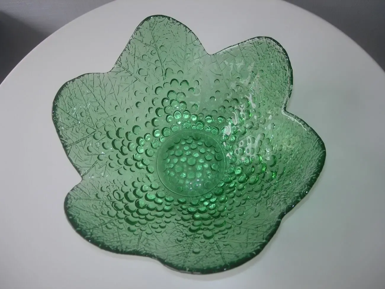 Ваза, цветное стекло, зеленое стекло, новая 5