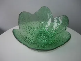 Ваза, цветное стекло, зеленое стекло, новая