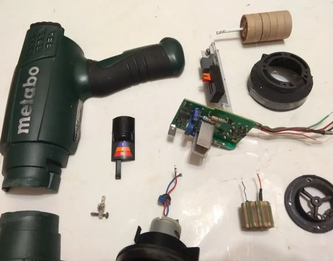 Запчасти фен Metabo HE 20-600 02060000 5