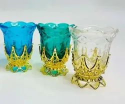 Лампада настольная с декором