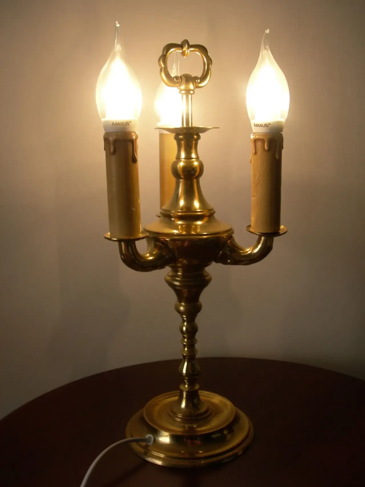 Лампа настольная, торшер, бронза, Англия, номерная 5