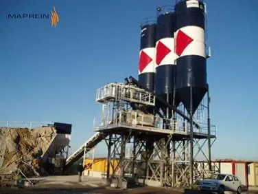 Стационарный бетонный завод Maprein Madrid CHM 2000 - 80 m3/ч Испания, 4