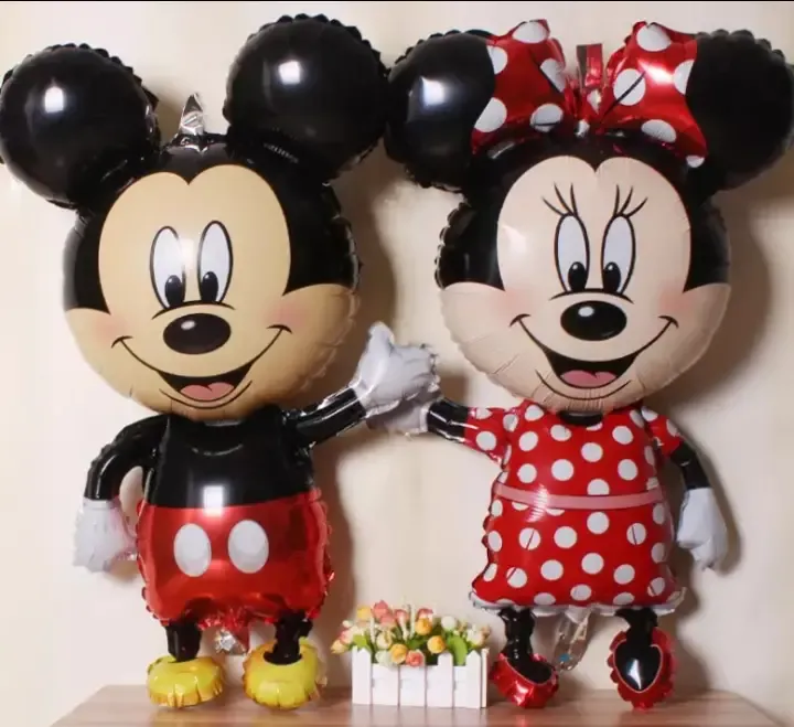 Воздушный шар 3D Бэтмен Человек паук Железный человек Минни  Микки 6