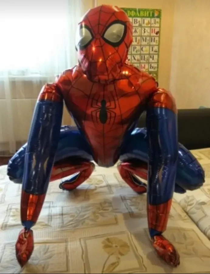 Воздушный шар 3D Бэтмен Человек паук Железный человек Минни  Микки 2