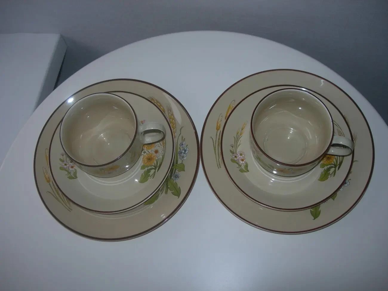 Чайная тройка, тарелка, чашка, Mitterteich Bavaria, Германия 8