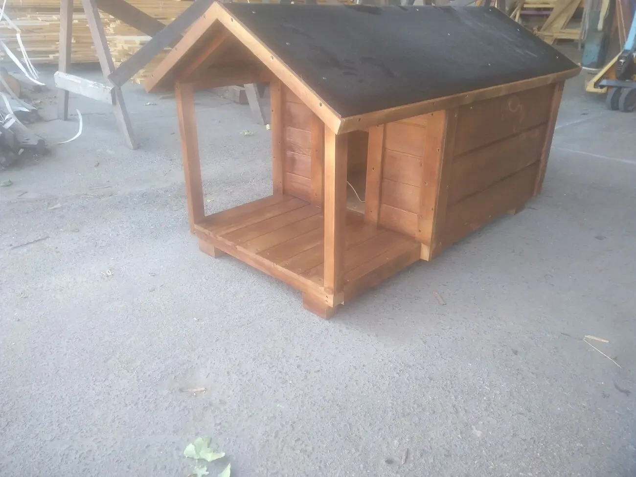 Будка для собак утепленная. будка для собаки из дерева. собачья будка. 8