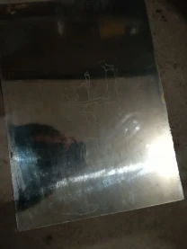 Кровельное оцинкованное железо листовое. 515 мм на 715 мм.