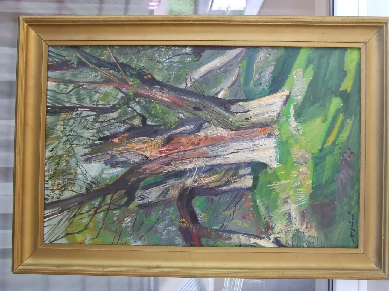 Нар.худ.укр.ШУТЕВ И.раз.70х46см.к.м. начало 1980 гг. Весна на Латорице 4