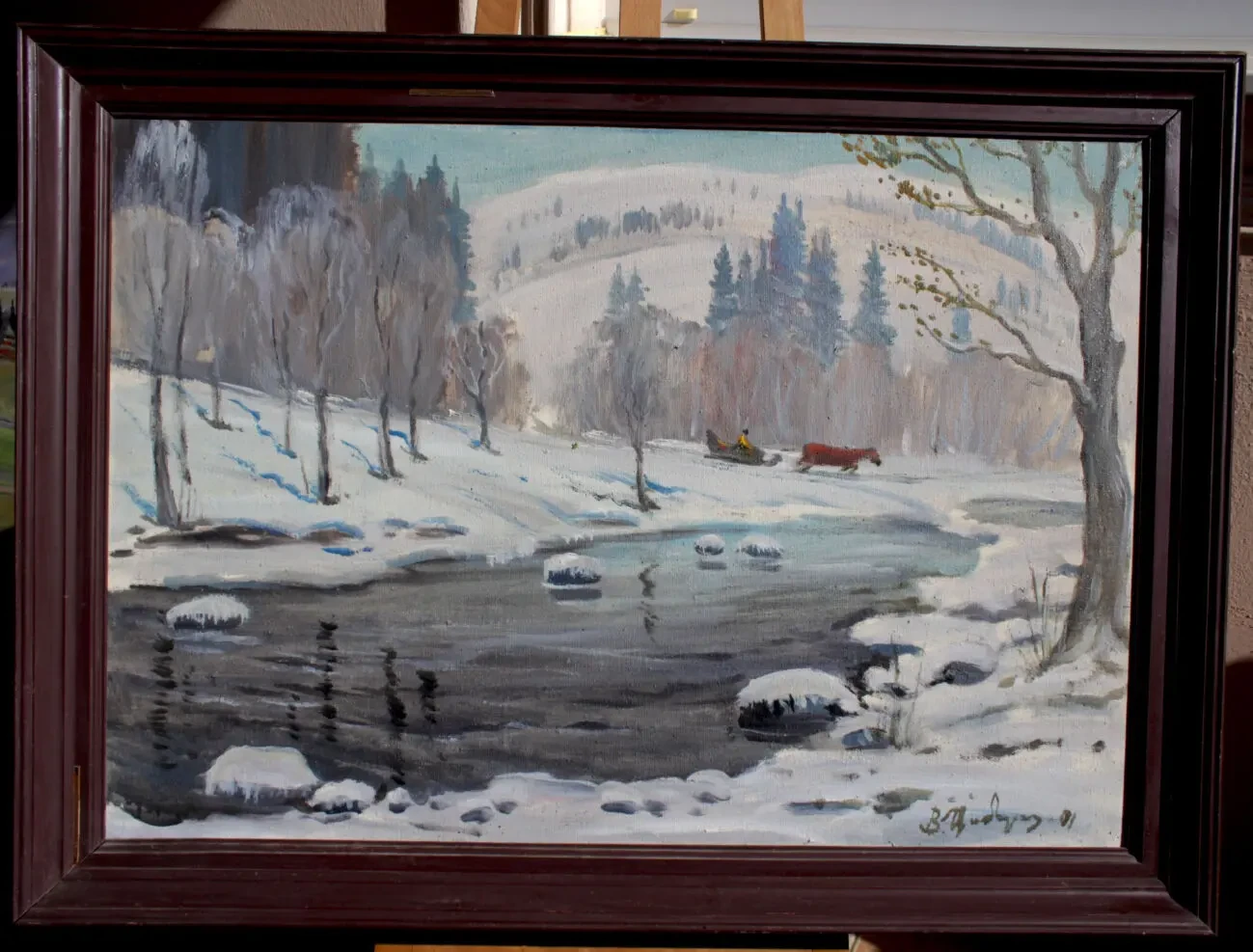 Зас. худ.укр. ЦИБЕРЕ В. раз. 60 х 70 см. х.м. 2005 г. Закарпатская шко 4