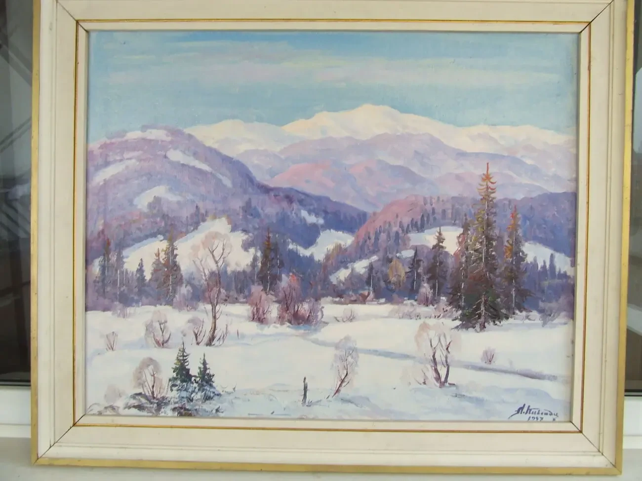 Зас. худ.укр. ЦИБЕРЕ В. раз. 60 х 70 см. х.м. 2005 г. Закарпатская шко 10