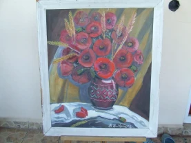 Зас. худ.укр. ЦИБЕРЕ В. раз. 60 х 70 см. х.м. 2005 г. Закарпатская шко