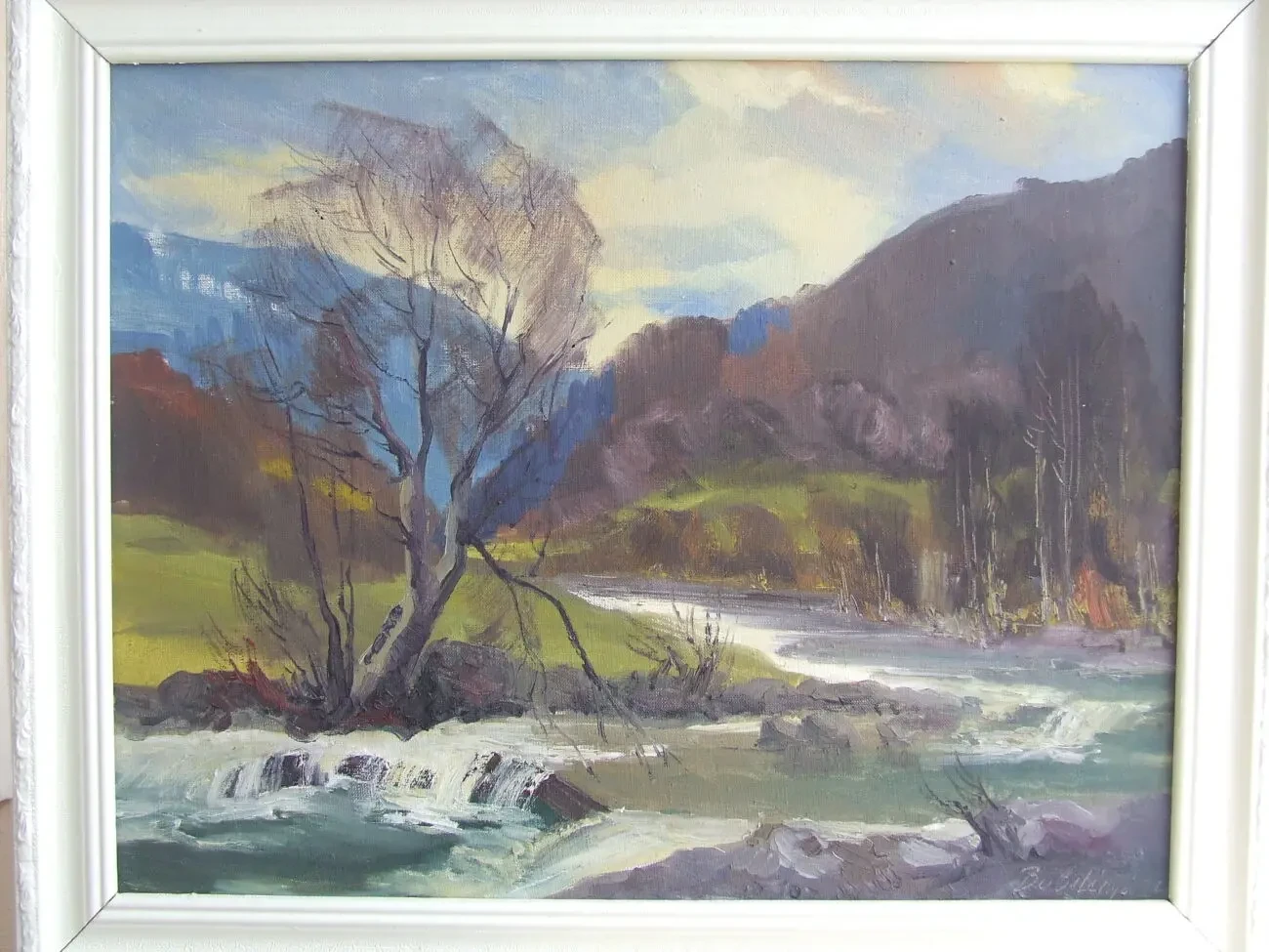 Зас.худ. укр. Мартон А.А. х.м. раз. 70х89 см. 1960 гг. Закарпатская шк 7