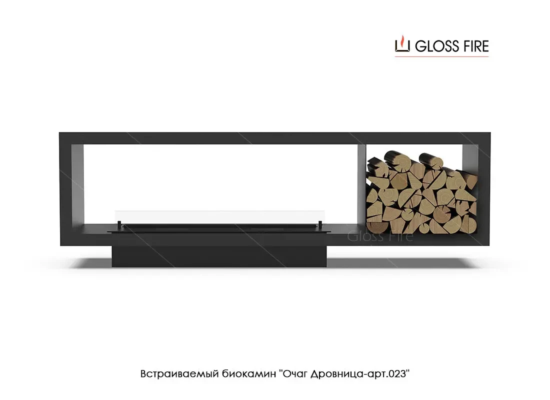 Встраиваемый биокамин 