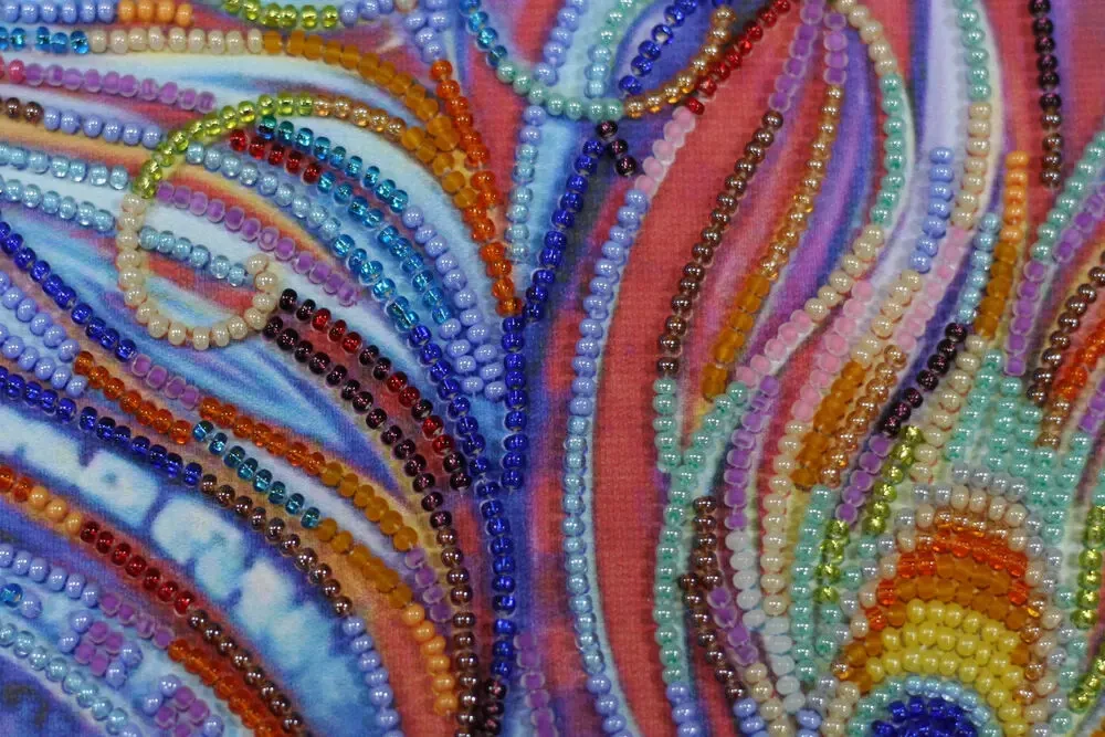 Набір для вишивання бісером Магічні пір'я 4