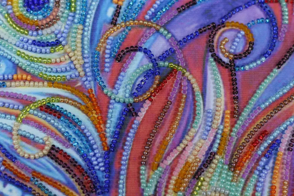 Набір для вишивання бісером Магічні пір'я 3