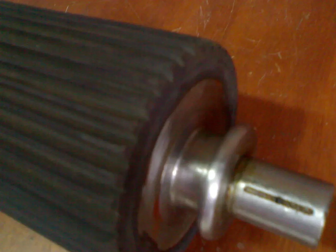 Вал резиновий фрезерований на кішечну машину К7-ФОКу. Заводський. 4