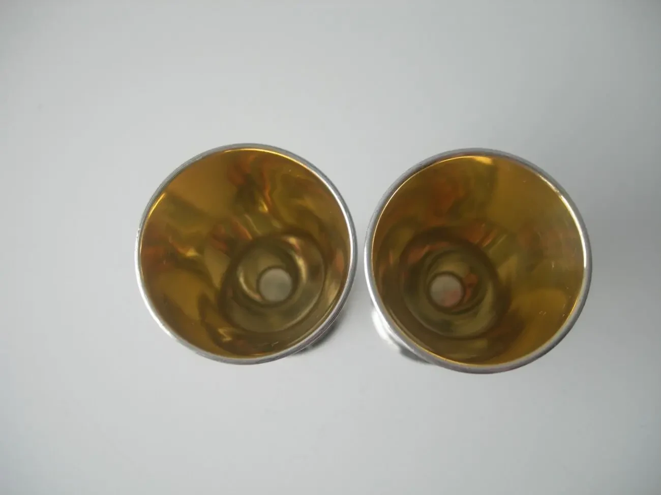 Рюмки, пара, серебро 875, 65.4 грамма, люкс 4