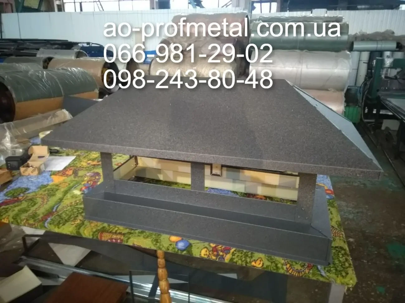 Флюгарка на вентканал, Флюгарка на дымоход.