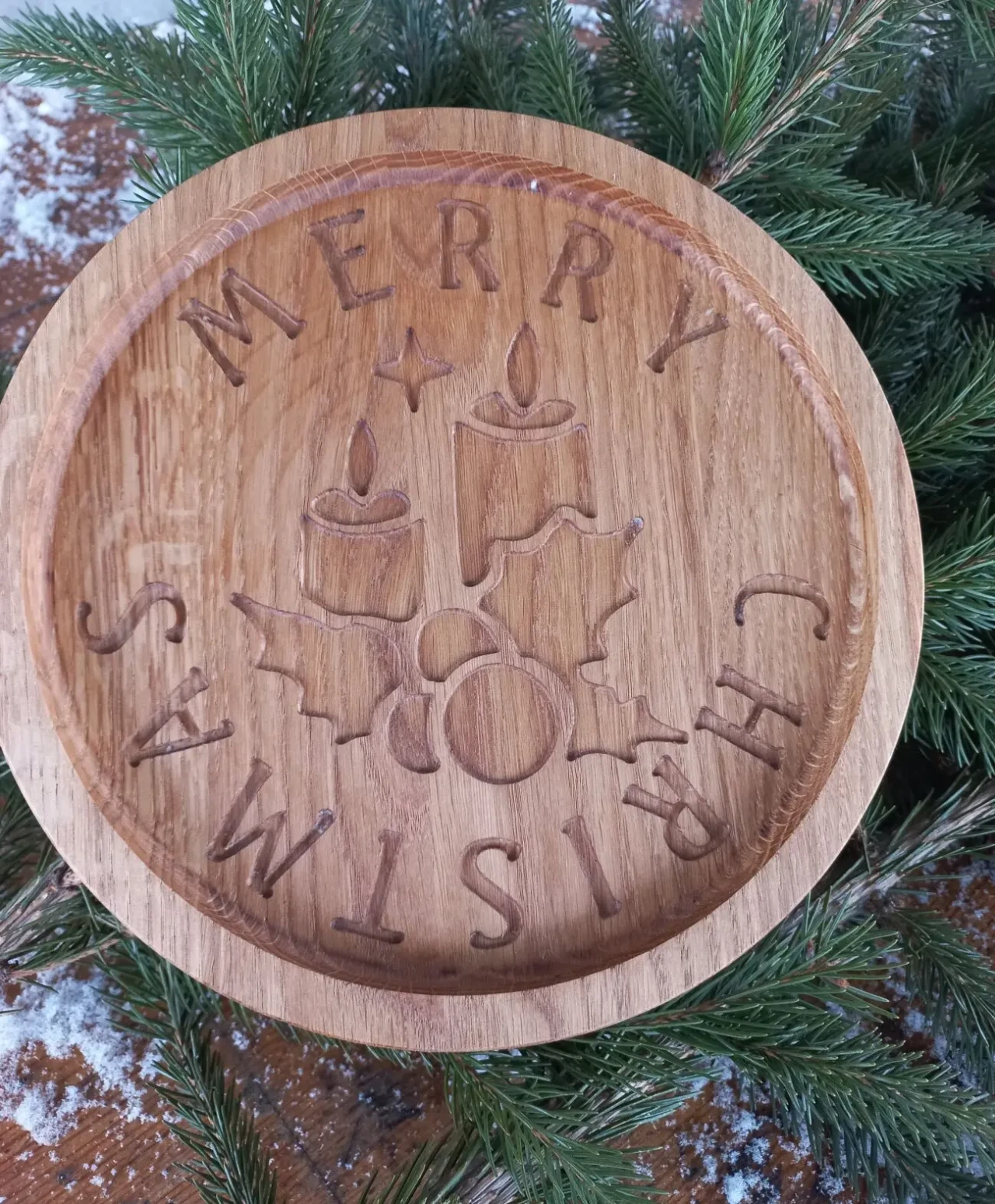 Рождественский поднос 