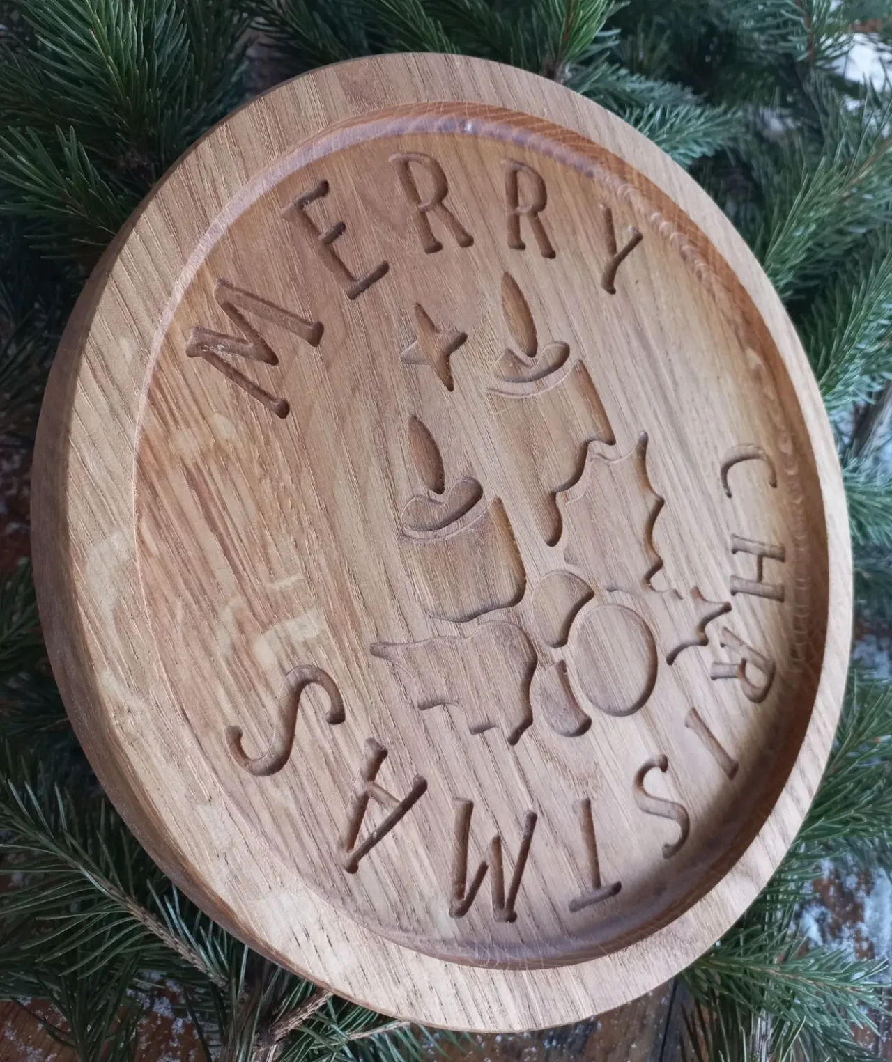 Рождественский поднос 