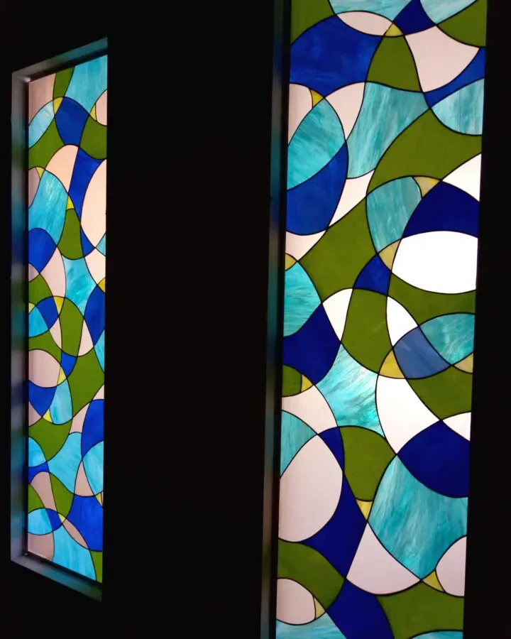 Витражи Тиффани в окна, двери, перегородки. 5