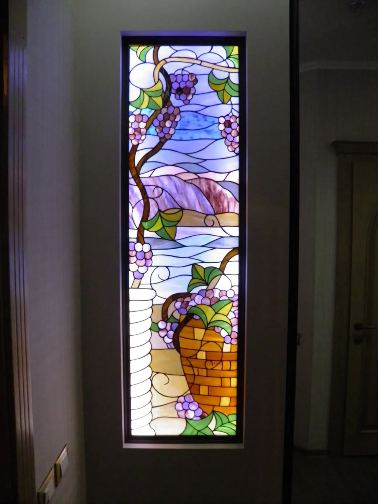 Витражи Тиффани в окна, двери, перегородки. 7