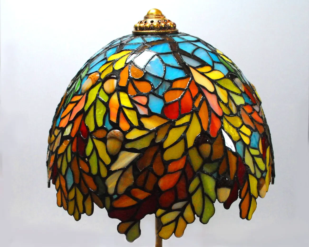 Витражи Тиффани в окна, двери, перегородки. 10
