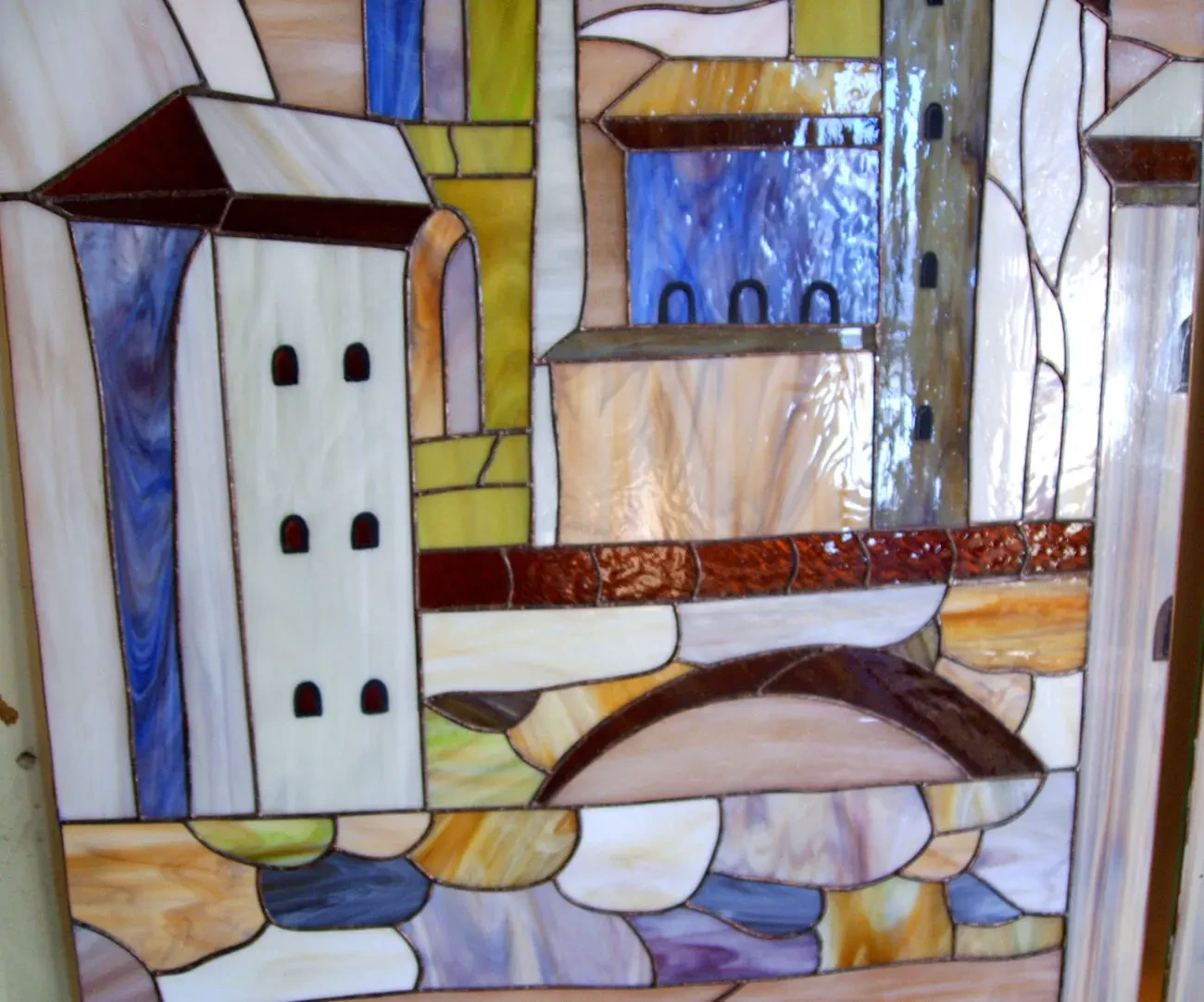 Витражи Тиффани в окна, двери, перегородки. 3