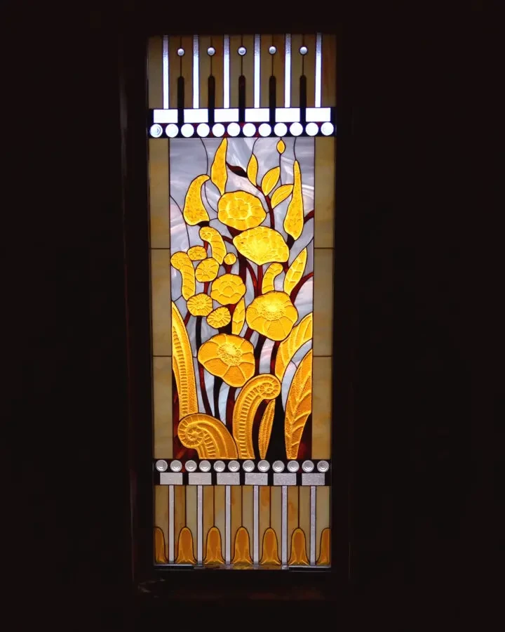 Витражи Тиффани в окна, двери, перегородки. 2