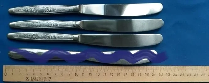 Нож ножи 3 одинаковый рисунок нержавейка экологически 7