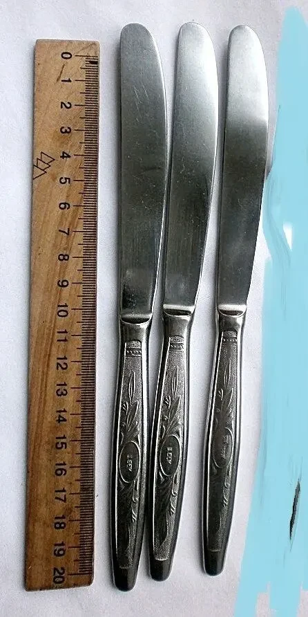 Нож ножи 3 одинаковый рисунок нержавейка экологически